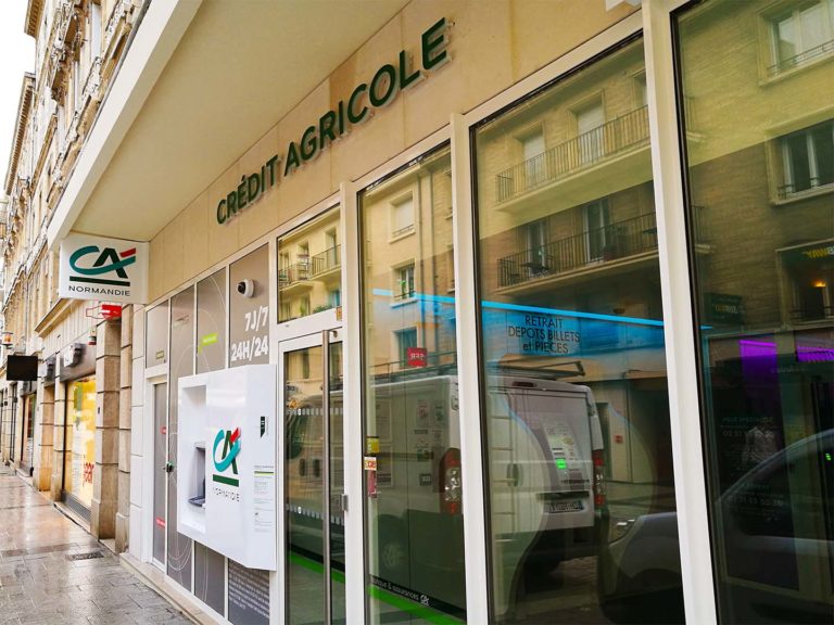 Crédit Agricole Enseigne Normandie – Adhésif vitrine