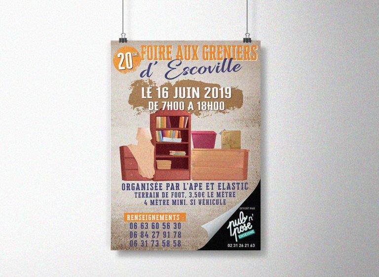 Foire aux greniers – Affiche