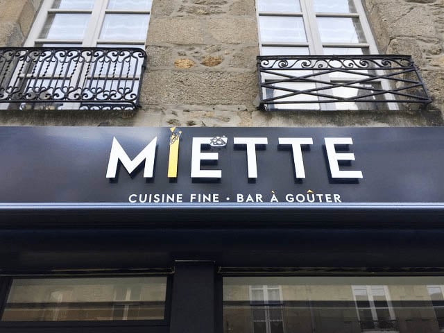 Miette – Enseigne