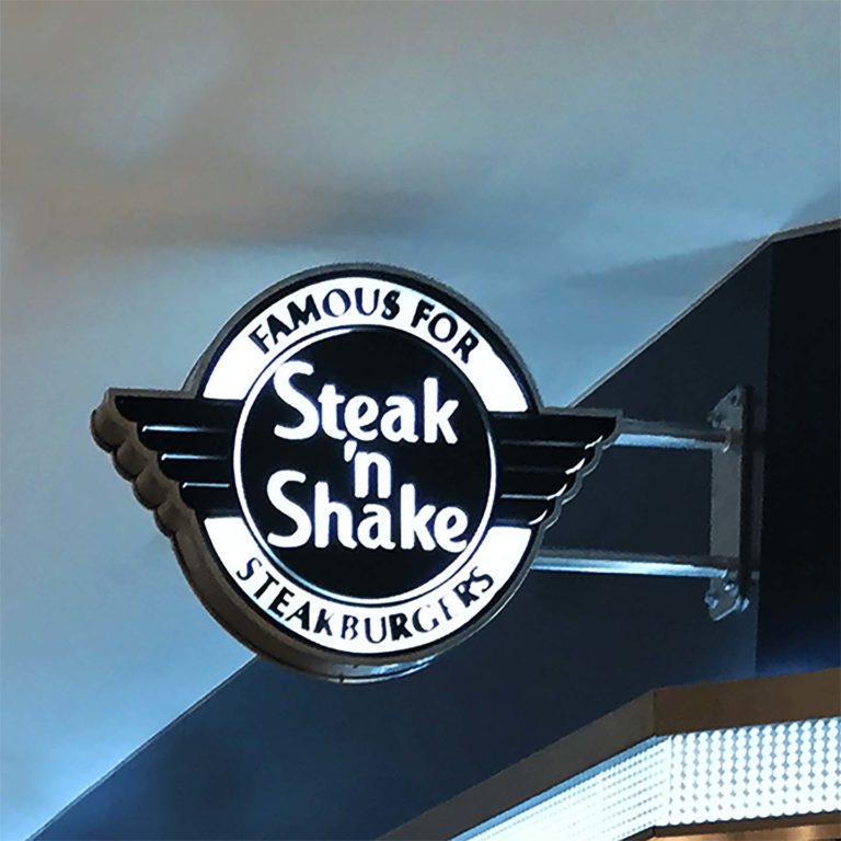 Steak N’ Shake – Enseigne drapeau