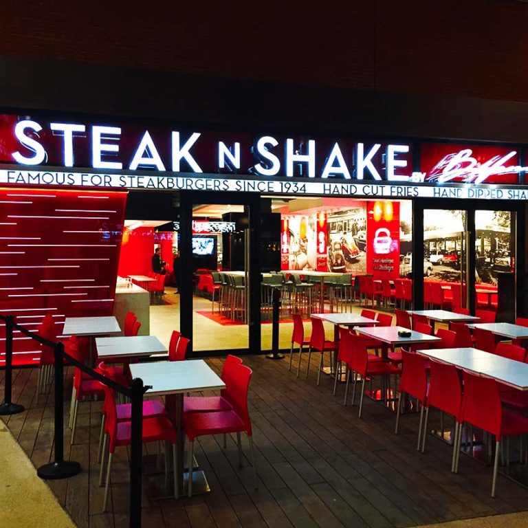 Steak N’ Shake – Enseigne lumineuse