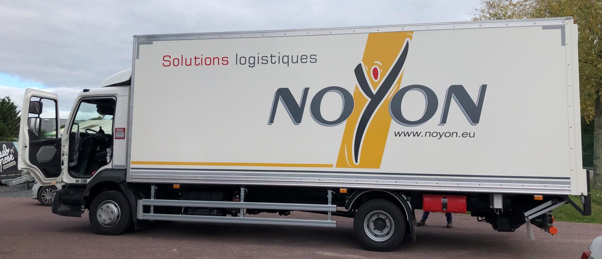 Un covering flamboyant pour les camions de chez Noyon !