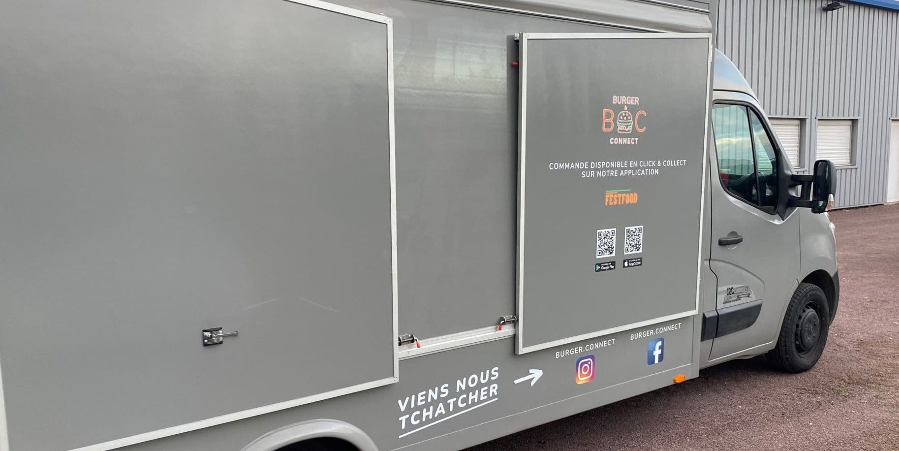 Lire la suite à propos de l’article Un covering pour le Food Truck Burger & Connect