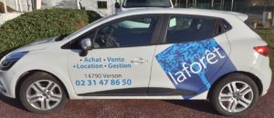 Nouveau covering pour les véhicules de l’agence La Forêt !